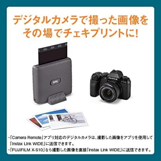 Fujifilm instax Link WIDE Wide Smartphone Printer (Mocha Gray)
