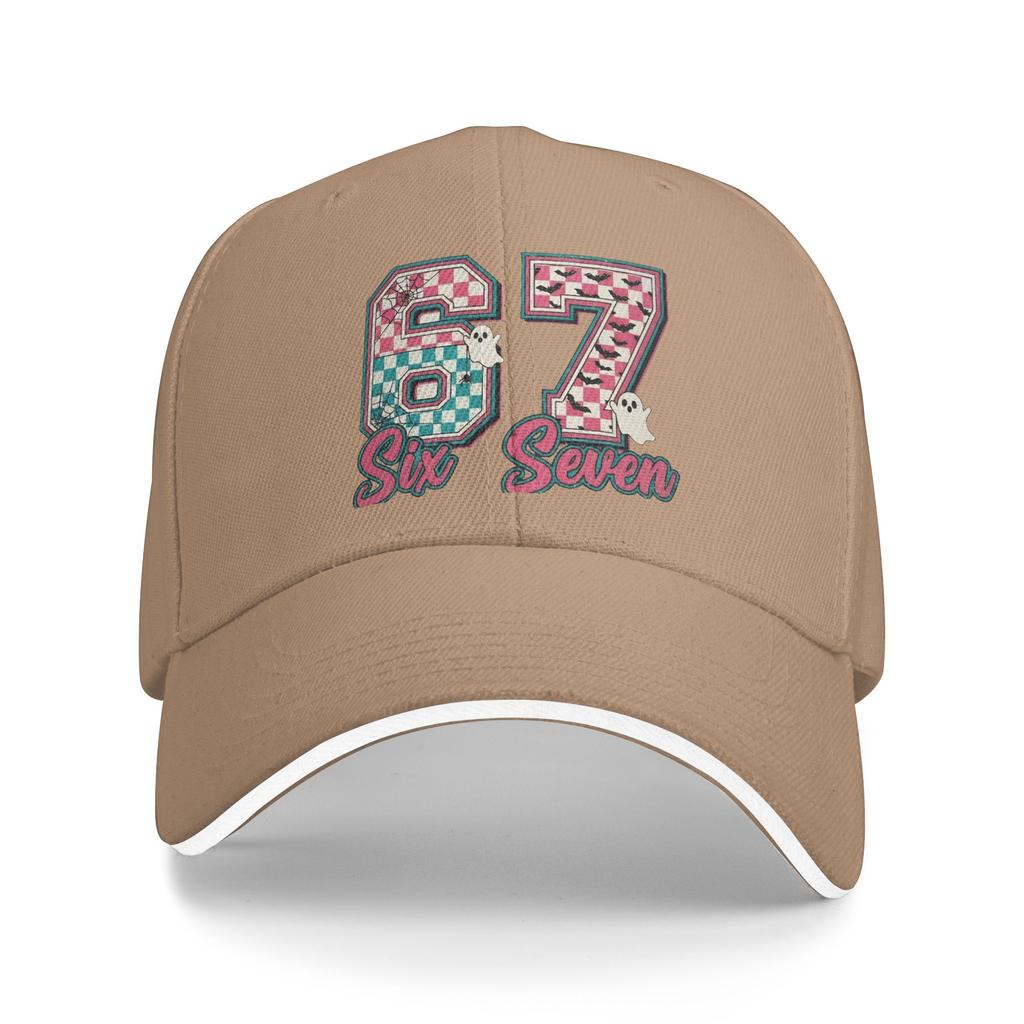67 Funny Meme Halloween Sun Baseball Cap Summer y2k Cool Hip Hop Hats For Men Women Outdoor Gym Snapback Cap