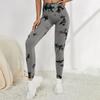 High Waist Tie Dye Yoga Leggings for Women Butt Lifting Workout Seamless Compression Athletic Pants for Gym Fitness Running
