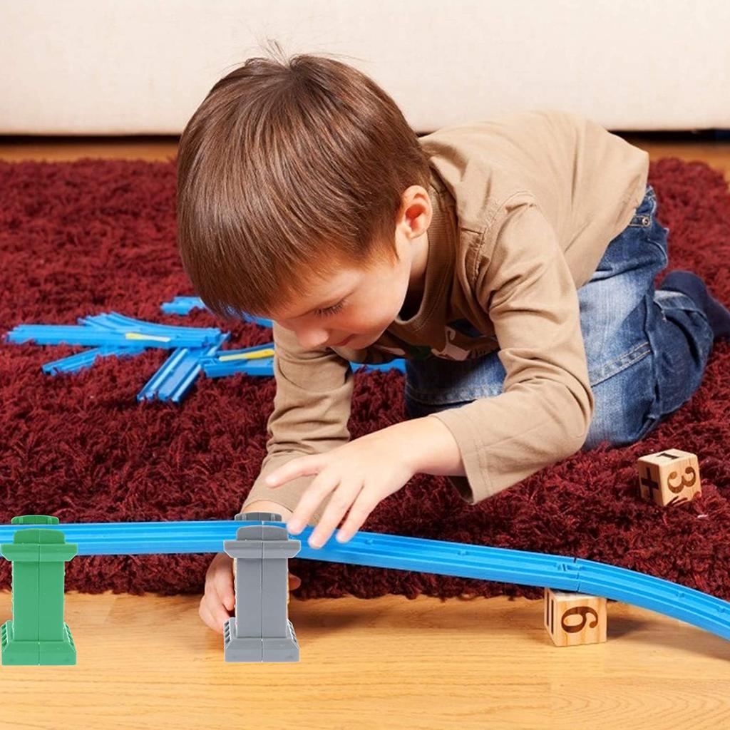 Train Bridge Pier Track Railway Accessories Compatible All Major Brands