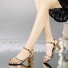 Women's Sandals Pearl High Heels Rhinestones Ladies Shoes New Breathable Fashion Vintage Vip Wholesale Asian Size The Best Shoe