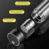 Double Wall Glass Tea Cup with Tea Infuser Insulated Glass Water Bottle One Click Open Magnetic Lid Magnetic Glass Tumbler