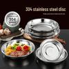 Xingfang 304 Stainless Steel Round Dinner Plate