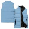 Men's Casual And Fashionable Sleeveless Vest, Solid-color Printed Cotton Jacket
