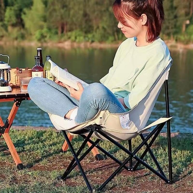 Folding Chair Repair Accessories Universal Moon Chair Replace Oxford Cloth Portable Outdoor Camping Chair Stool Top