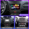 FJN1 For Jeep Renegade 2014 - 2018 Android Auto Carplay Car Radio Multimedia Video Player GPS Navigation WiFi Bluetooth Head Unit