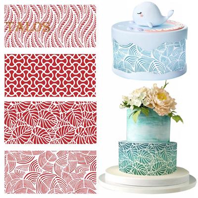 Cake Templates Flexible Wide Application Lightweight Useful Wear Resistant Cake Spray Mold for Home