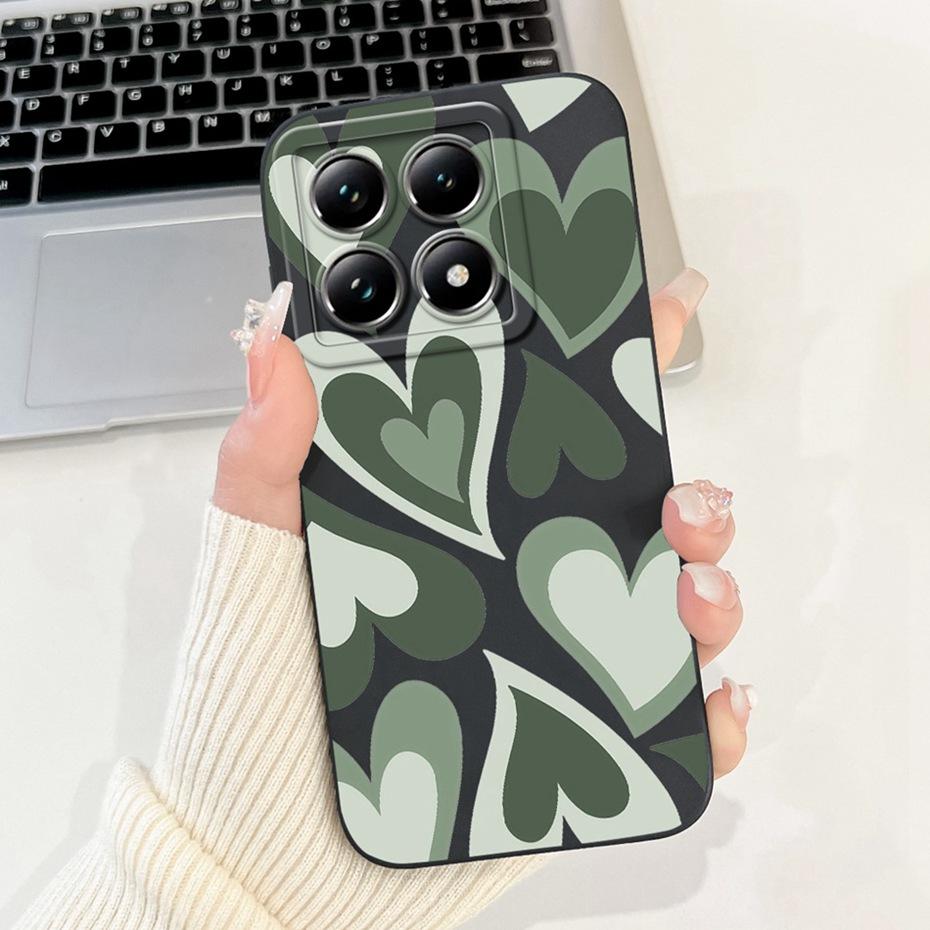 Cute Cartoon Phone Case For Xiaomi 14T Pro Soft Silicone Shockproof Cover For Xiaomi 14T 14 T Pro 5G Cases Bumpers