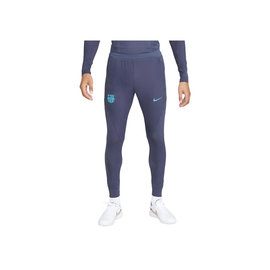 Nike F.C. Barcelona Strike Elite Third Sweat-Wicking Cool Comfortable Lightweight Stretch Mid-Rise Football Pants Men Bottoms Thunder-Blue DZ0757-437