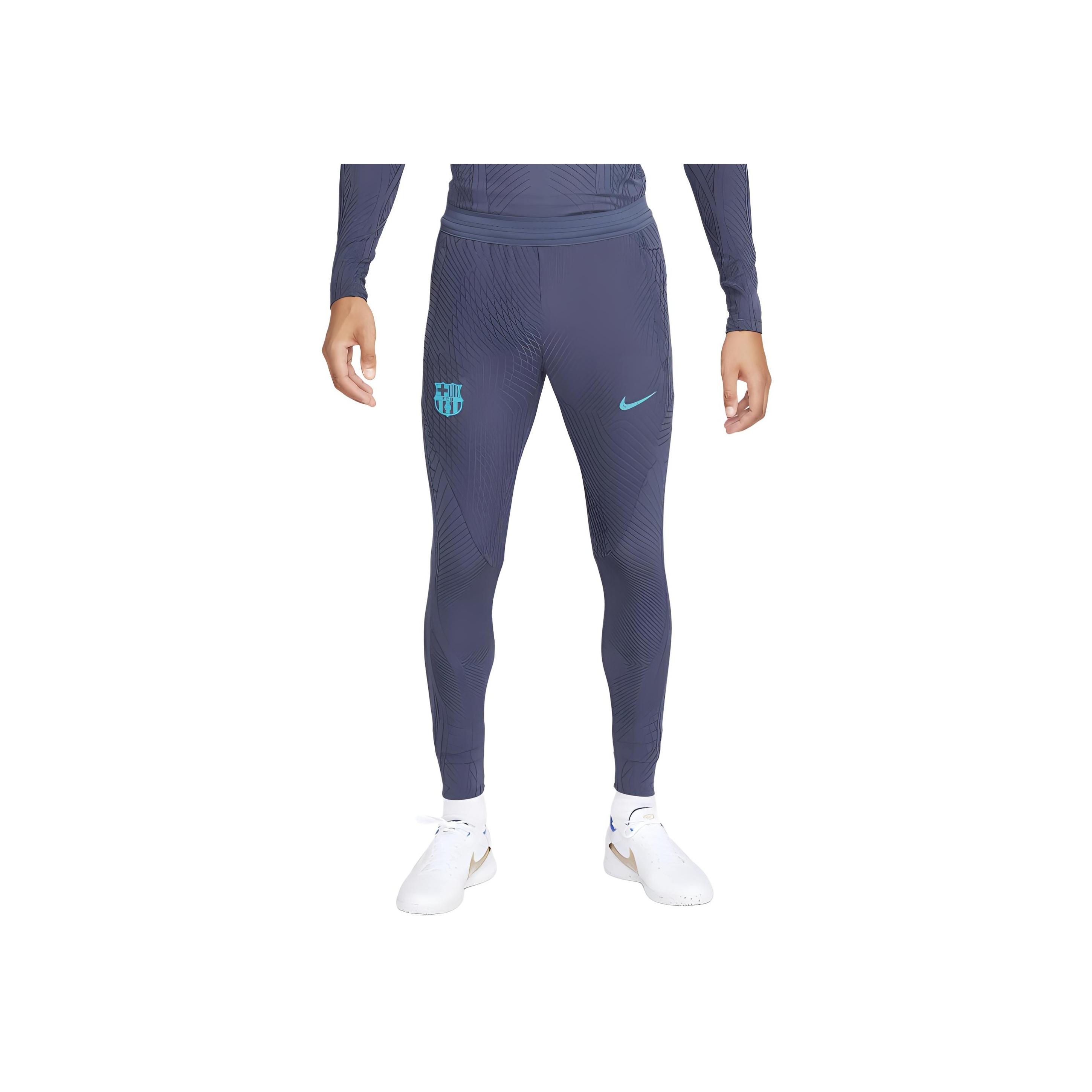 

Найк ФК. Футбольные брюки Barcelona Strike Elite Third, отводящие пот, удобные, легкие, эластичные, со средней посадкой, мужские, цвет Thunder-Blue DZ0757-437 S