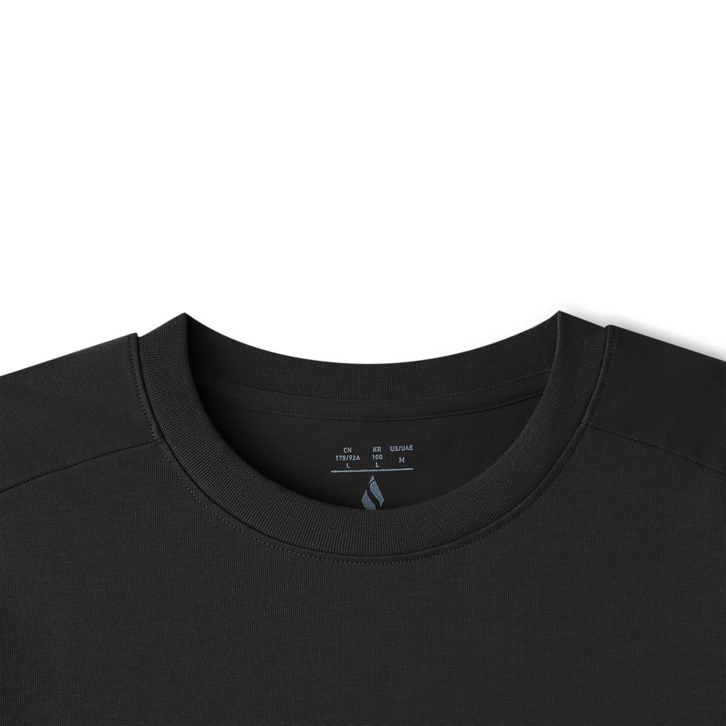 Skechers Classic Loose Fit Round Neck Pullover Simple T-Shirt Men tops Carbon-Black L126U026-0018