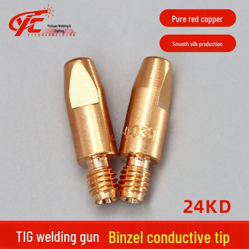 

Binzel TIG Welding Torch with 15AK Conductive Nozzle, 24KD Adapter, and 36KD Nozzle Seat Industrial Accessories. E-Cu AL0.8（15AK ）
