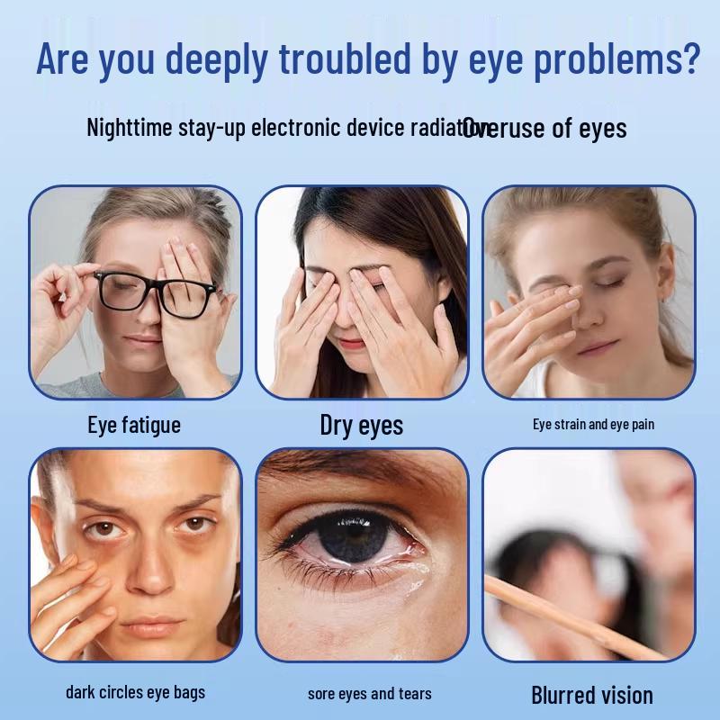 Zhang Zhongjing Self-Heating Steam Eye Mask - Relieves Eye Strain, Light-Blocking, Disposable Hot Compress for Students