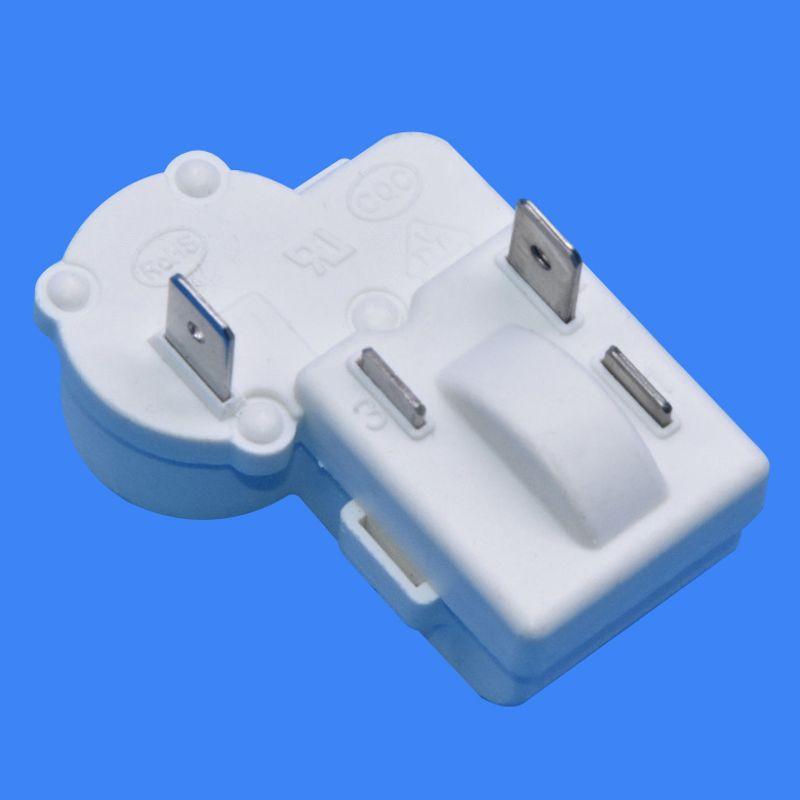 4-Pin Compressor PTC Starter/Start Relay and Overload Kit for Mini Fridges, Compact Refrigerators Universal