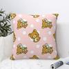 Rilakkumas Cartoon (2) Pillow Cover Fashion Pillow Case For Sofa Home Decoration Cushion Cover Square Design Pillowcases Gift