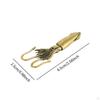 Messing Tintenfisch Sammlerstück Geschenk Meerestier Skulptur Kupfer Statue Desktop Ornament für Wohnzimmer
