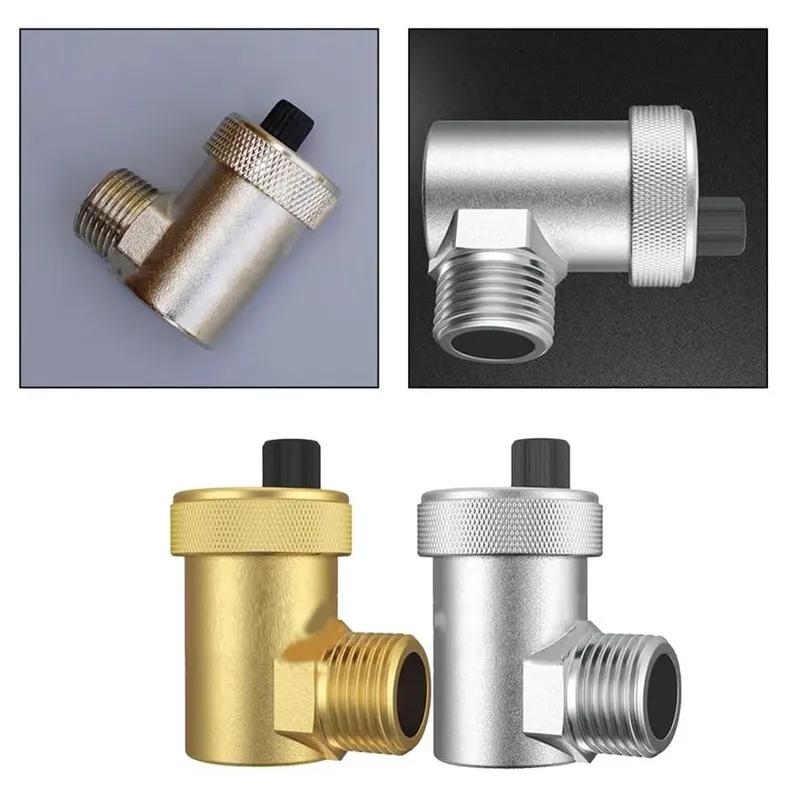 Automatic Brass Bleed Valve with G12 Thread Designed for Seamless Air Release and Pressure Management in Water Heating Systems