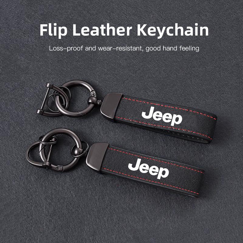 Car Tire Wheel Valve Caps Cover/Car Key Chain Ring Keychain For Jeep Wrangler Grand Cherokee Avenger Compass Wagoneer Gladiator AMR1