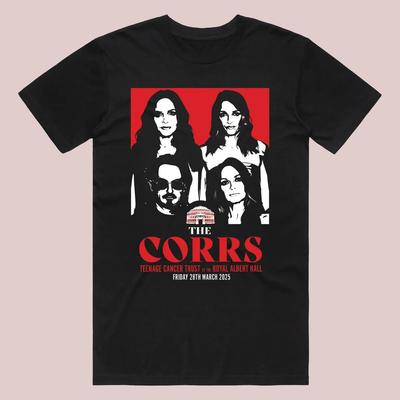 The Corrs Band Short Sleeve Cotton Cotton All Size Black T Shirt UR439 Unisex T-Shirt