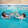 Inflatable Pool Lounger Chair,Adult Floating Water Hammock,PVC Durable Summer Beach Party Pool Accessory,Floating Chair for Pool