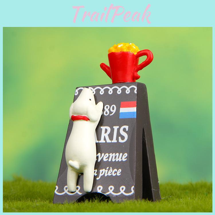 Crawl Dog Resin Billboards Ornament For Garden And Creative Design Landscape