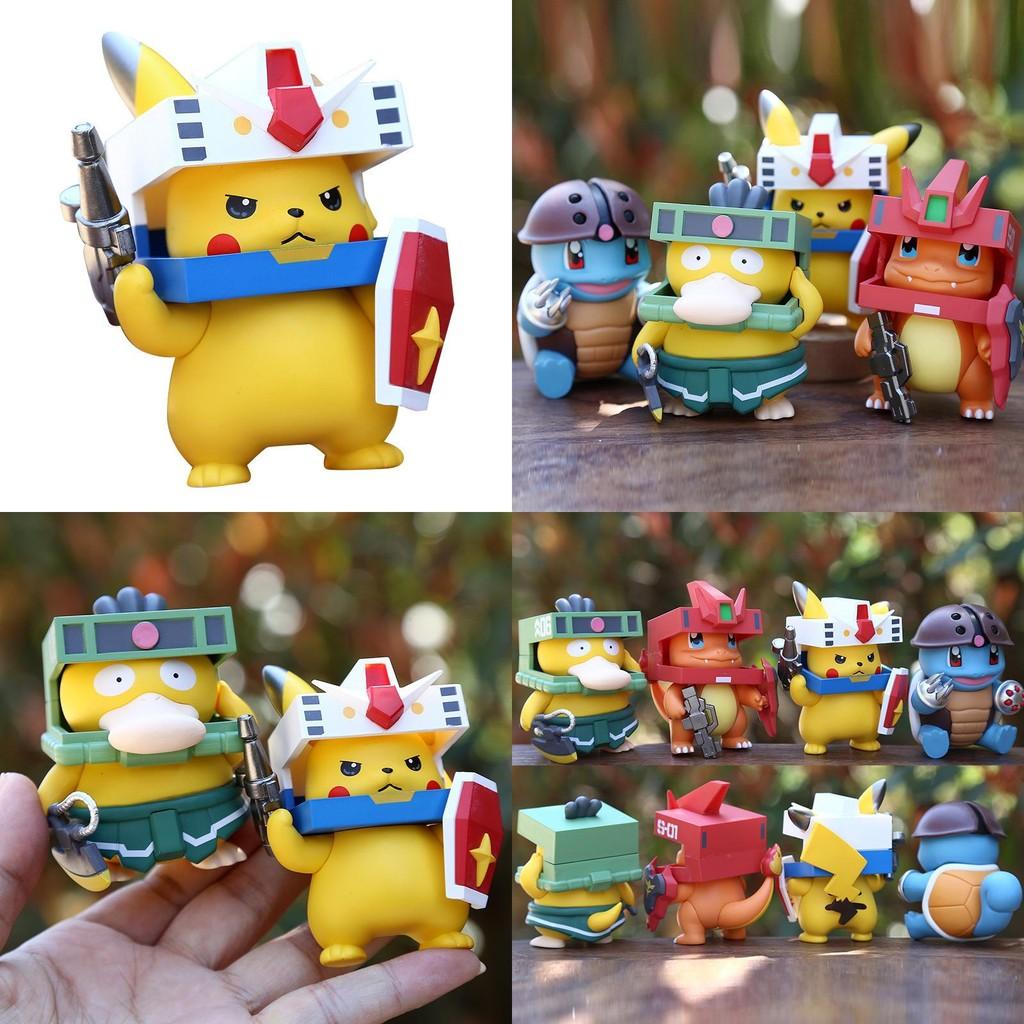 Pikachu Anime Pvc Action Figure Model Toy For Home Office Gift Displays