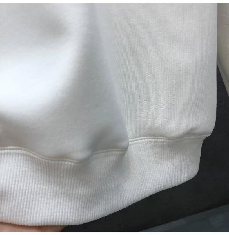 Korean Style Women's Loose Round Neck Hoodie - Autumn/Winter Long Sleeve, Versatile and Fashionable