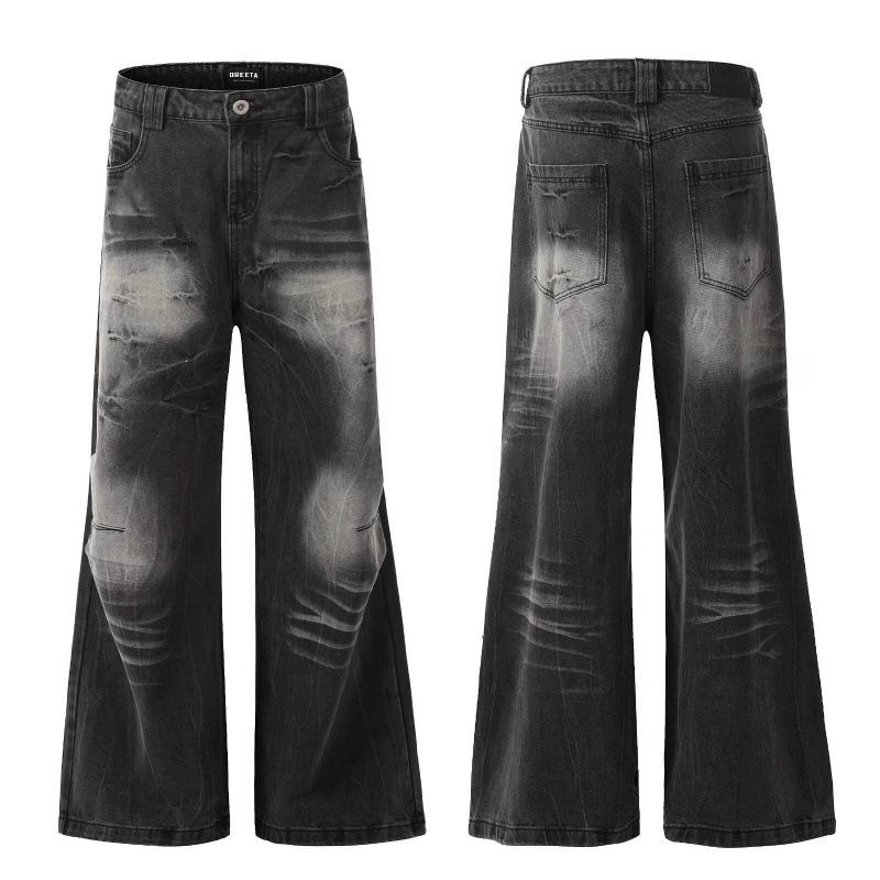 JYL Women s Straight Jeans Plus-Size American Vibe High-Waist Floor-Length Denim S алиса синий