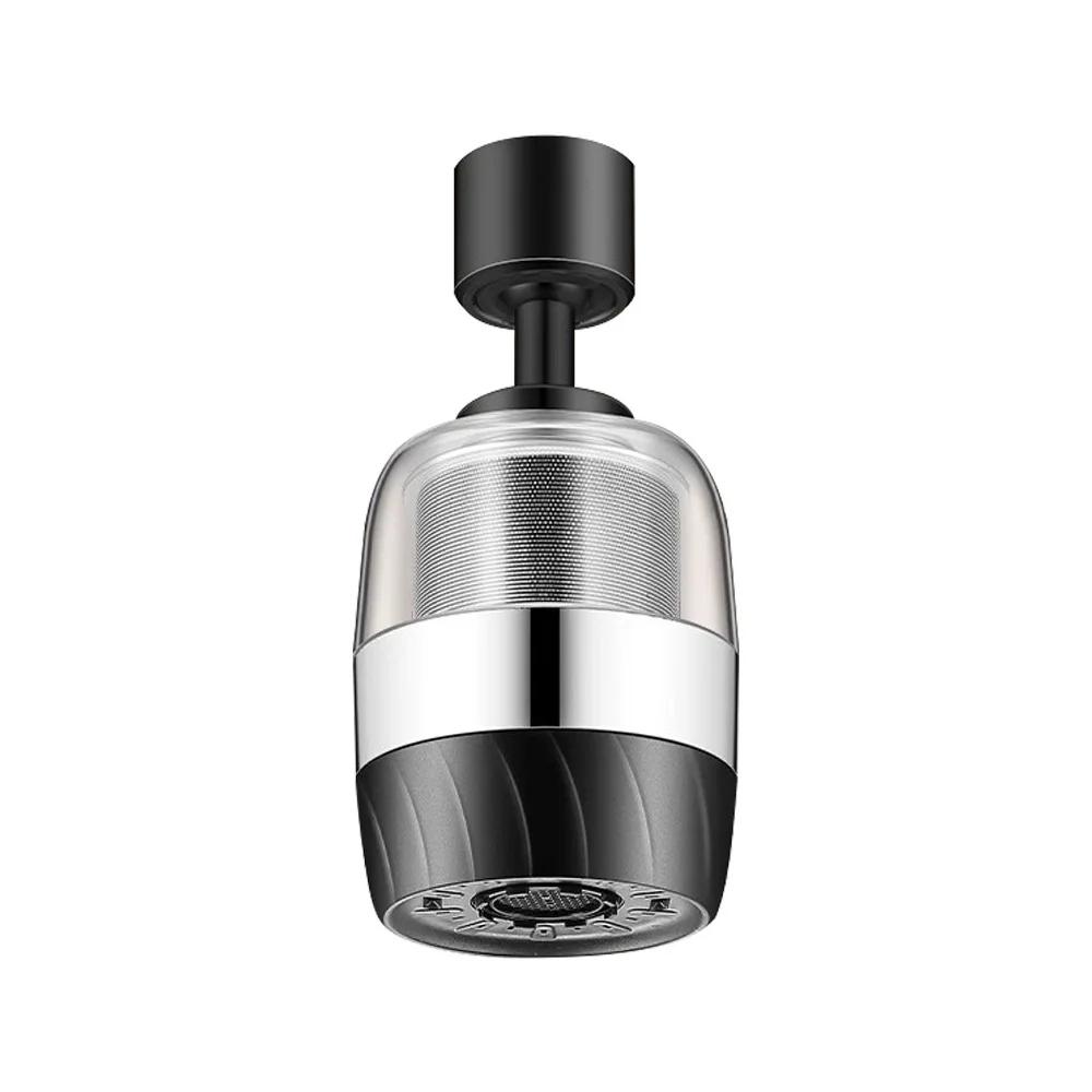 Universal 360° Rotate Kitchen Faucet Extender Filtrated Water Quality Faucet Anti-Splash Kitchen Washbasin Bubbler Nozzle