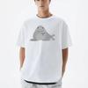 Cute Gray Seal Graphic T-Shirt Cartoon Ocean Animal Unisex Novelty Gift T-Top