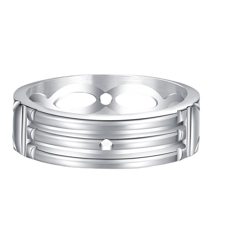 Huajie Atlantis Ring: Stylish Silver/Gold/Rose Gold for Men & Women, Perfect for Festivals.