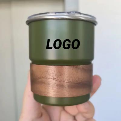 Creative Stainless Steel Cup Beer Mug 300ml Outdoor Camping Coffee Mug Wholesale Free Customization Logo