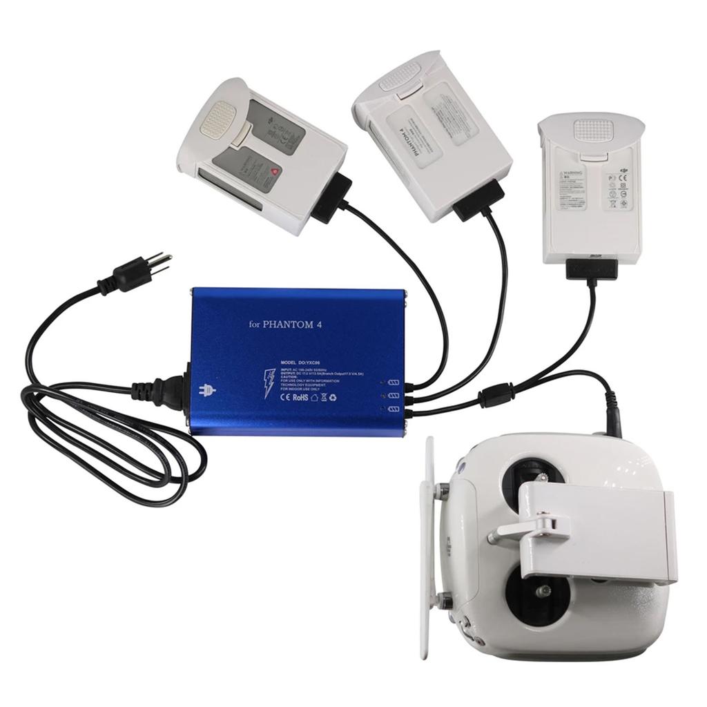 Home Charger for Phantom 4/4 PRO/4 Advanced Battery Control Power Supply Quick