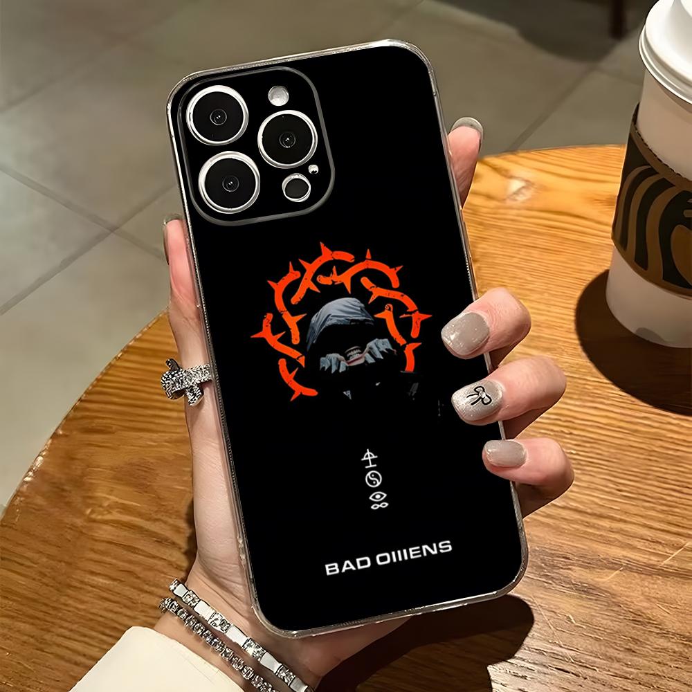 Music Bad Omens Phone Case For Iphone 15 Pro Max 14 11 12 Mini 13 Pro 7 8 X XR XS SE Transparent Back Cover
