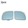 Car Outside Mirror Blind Spot Auxiliary Mirror Rear View Convex Wide Angle Parking Reversing Rearview Rimless Mirrors