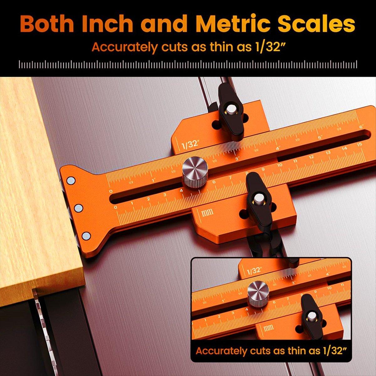

BHBL Thin Rip Jig Table Saw Jig Guide with 3 Pulleys,Making Repetitive Narrow Strip Cuts,Thin Rip Guide Woodworking Tools China Mainland