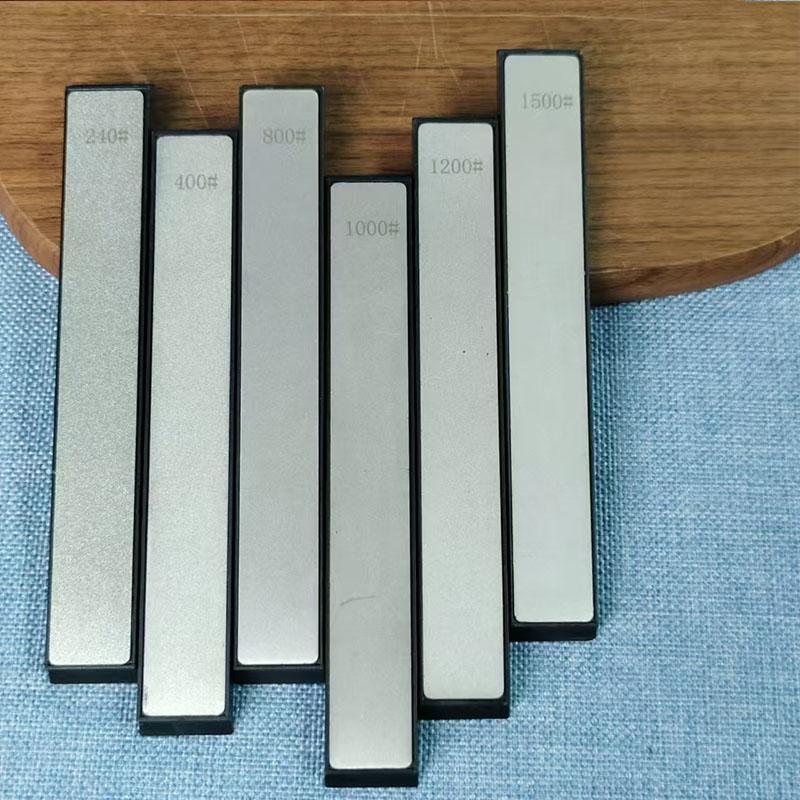 4pcs Diamond Sharpening Stones Set Multi-Grit Knife And Tool Sharpener with Angle Guide for Outdoor And Kitchen Use