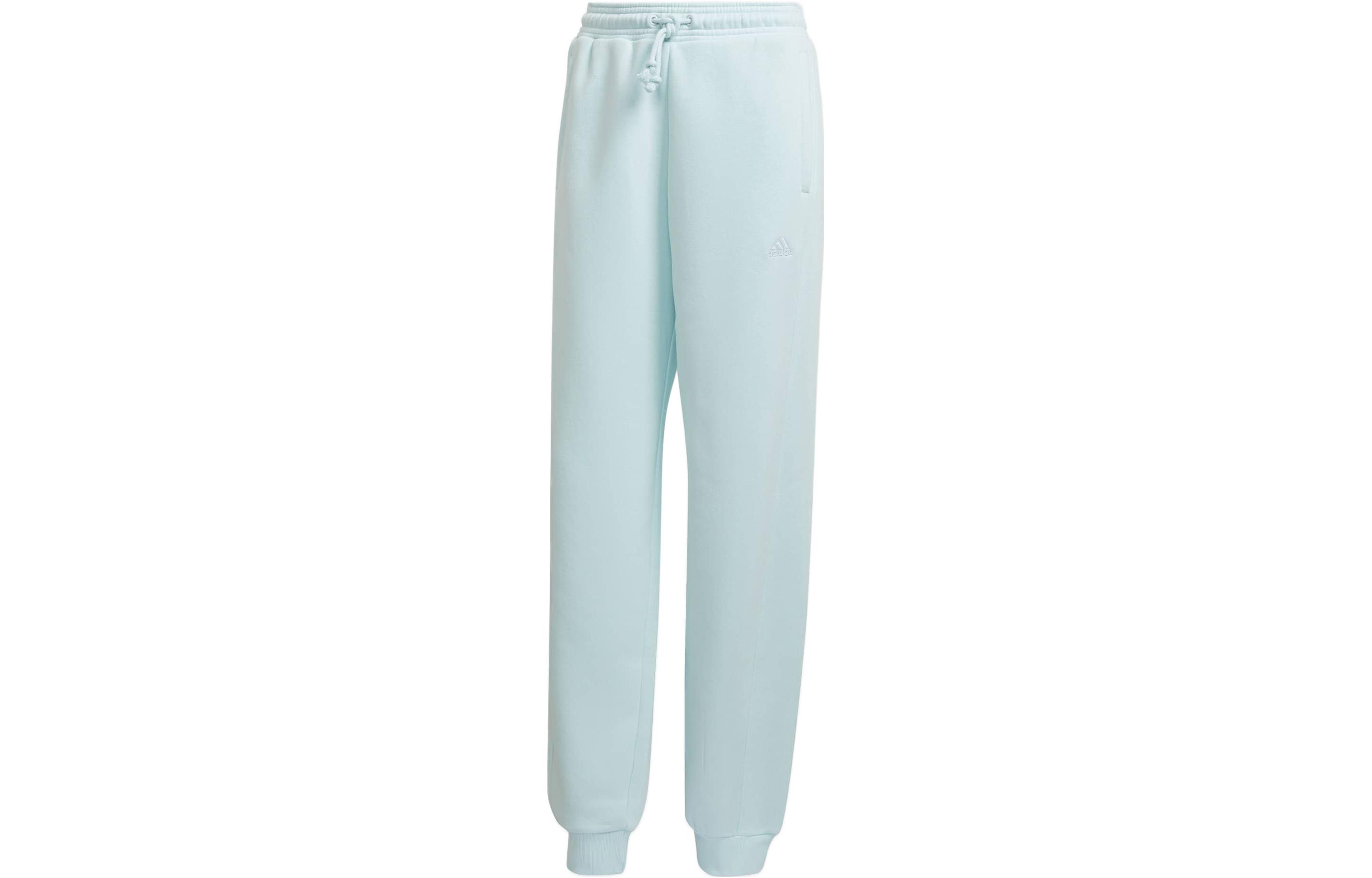 

Adidas Knitted Sweatpants Women s Light Blue Moderate Cuffed Pants HN4233 M