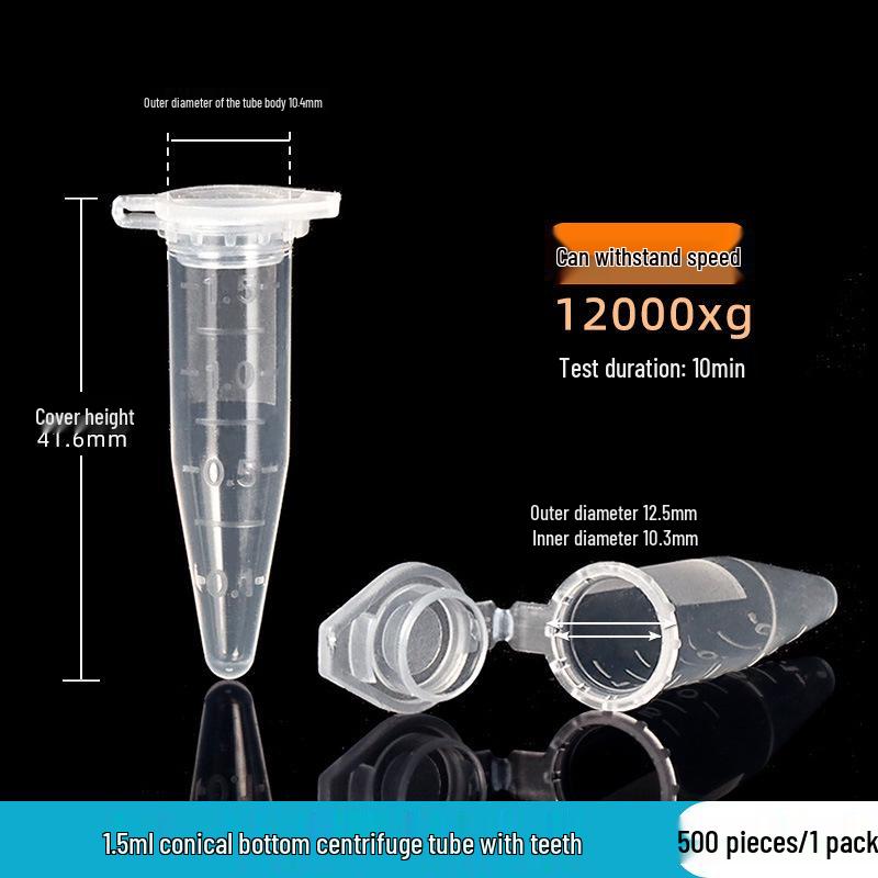Laboratory Plastic Tubes: PCR, Centrifuge & Seed Bottles in 0.2/1.5/5/10/15/30/50ml