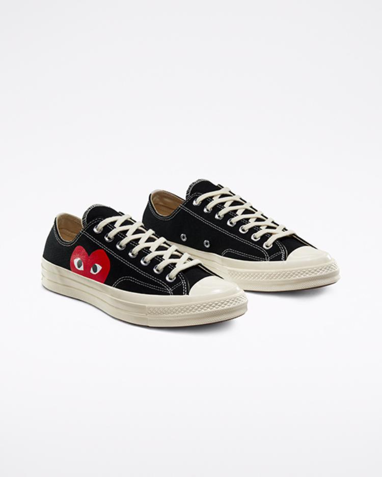 Men's Sneakers Comme Des Garçons PLAY X Converse Chuck 70 Low 'Black' 2023