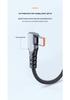 100W L-Shaped 6A Fast Charging Data Cable for Huawei & Xiaomi Android Devices