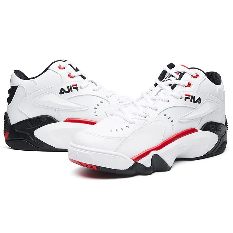 Fila Jamball Mid Mid Top White / Black (Unisex) Vintage Basketball Shoes F12M041216FWB