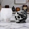 Craft Candle Casting Mould Fantasy Animal Relief Candle Mould, Flexible Body for Soap Base Gypsum Ornament and Resin Casting