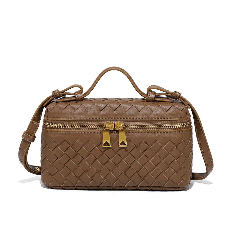 Noua Geantă Crossbody Pătrată Tofu Clasică Tricotată Manual