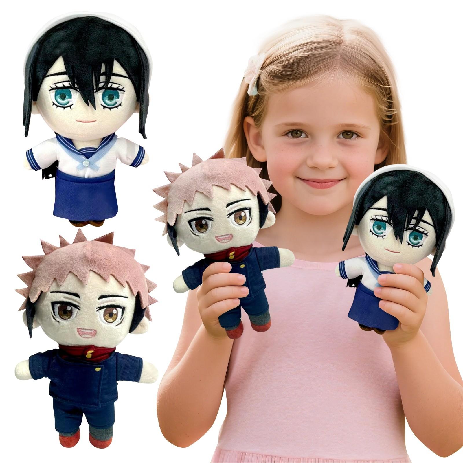 

Милые плюшевые игрушки, мультяшные куклы, фигурки, детские подарки One Size чёрный