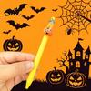 Stylish Matte Texture Pens Halloween Ballpoint Pen, Cute Ghost Skull Pumpkin Retractable Gel Ink Portable Pocket Clip 0.5mm Fine Point Writing Pen for