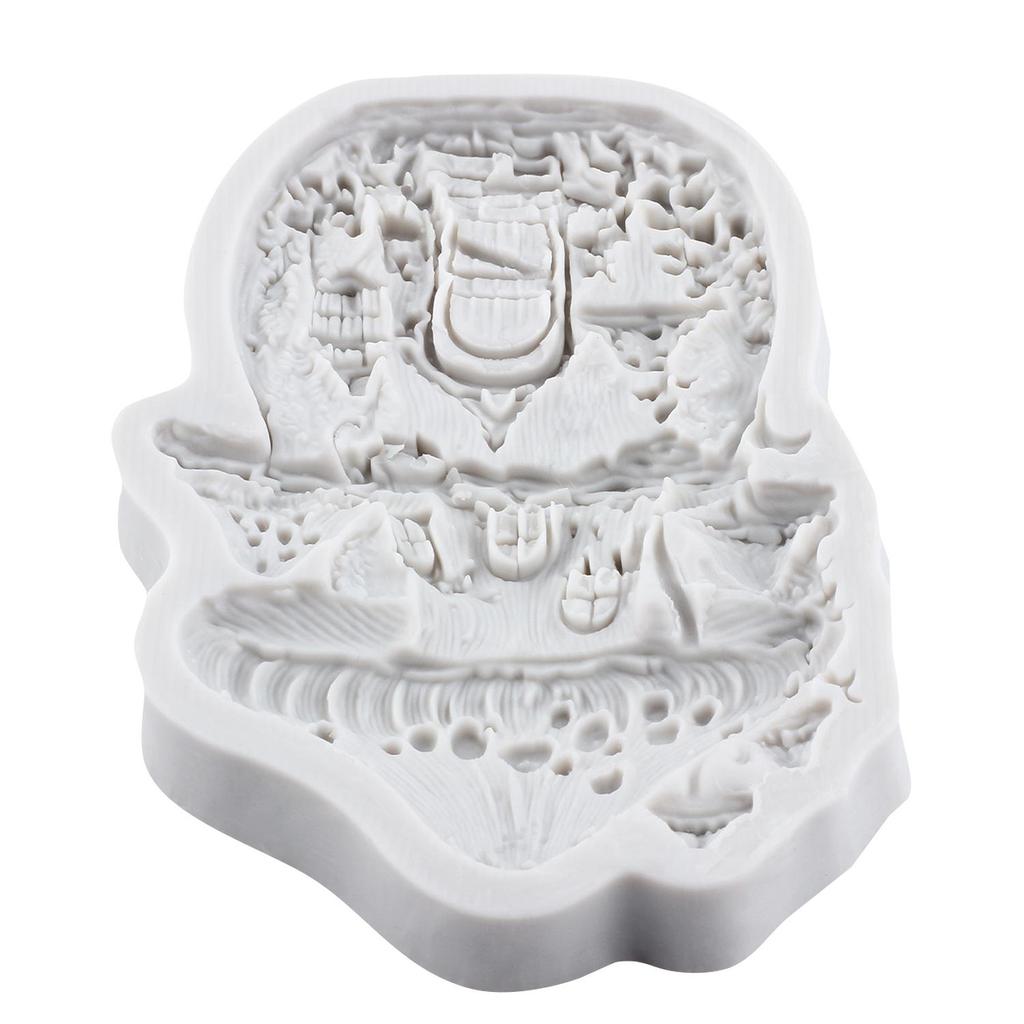 Silikonová forma na houbový dům Houbové formičky na fondán Nástroje na zdobení dortů Cupcake topper Cukrové dekorace na sladkosti Modelovací hmota Polymerová hmota