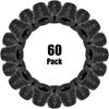 BBTO 60pcs Brake Bleeder Screw Cap Fitting Cap Rubber Dust Cover for Car Motorcycle
