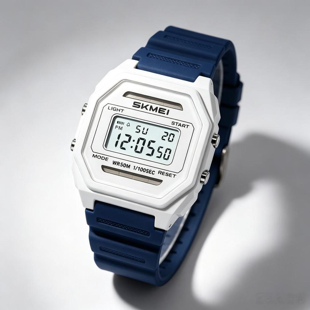 Men's Digital Watch SKMEI Solar Chronograph LED Backlight 2640