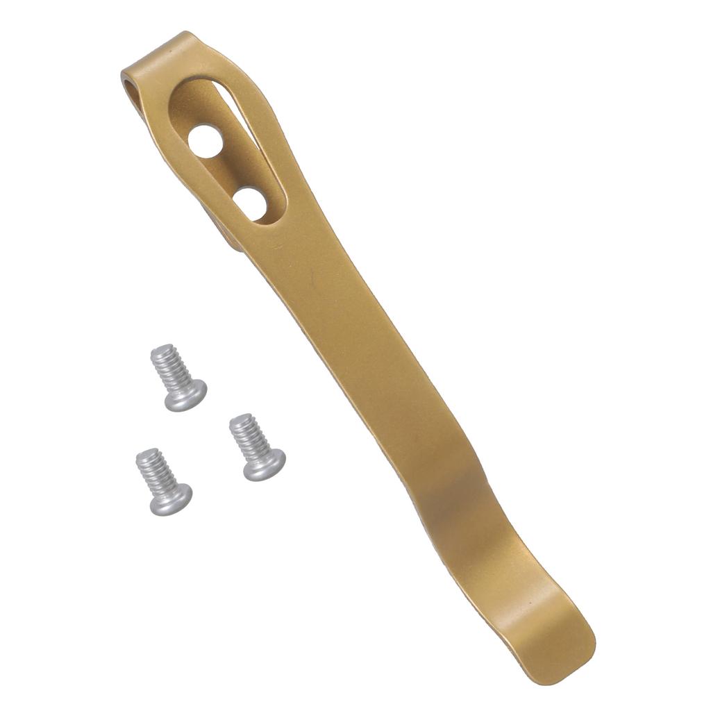Clip da tasca in acciaio inossidabile, pinza posteriore per strumento da taglio, equipaggiamento EDC, resistenza, attacco per cintura, design antiruggine, strumento di riparazione